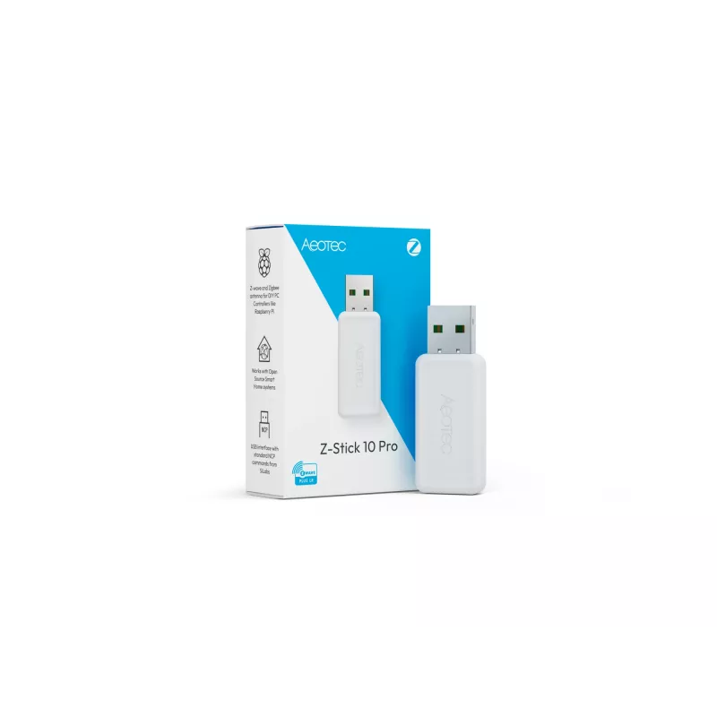 USB Z-Wave ja Zigbee pulk AEOTEC AEOEZWA060 Pro — kahe protokolliga USB-lüüs nutika kodu integreerimiseks