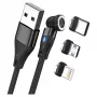 USB-kaabel RealPower MagneticCharge3 0,2 m USB A Must Kiirlaadimine