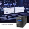Qoltec Monolith katkematu toiteallikas (UPS) topeltmuundus (Online) 0,45 kVA 240 W 2 pistikupesa