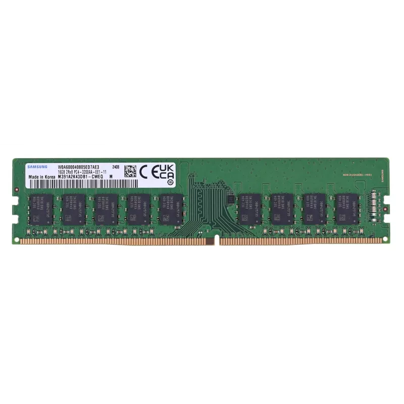 Samsung M391A2K43DB1-CWE mälumoodul 16 GB 1 x 16 GB DDR4 288-kontaktiline DIMM ECC