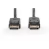 Ühenduskaabel DisplayPort klambritega 1080p 60Hz FHD tüüp DP / DP M / M must 3m