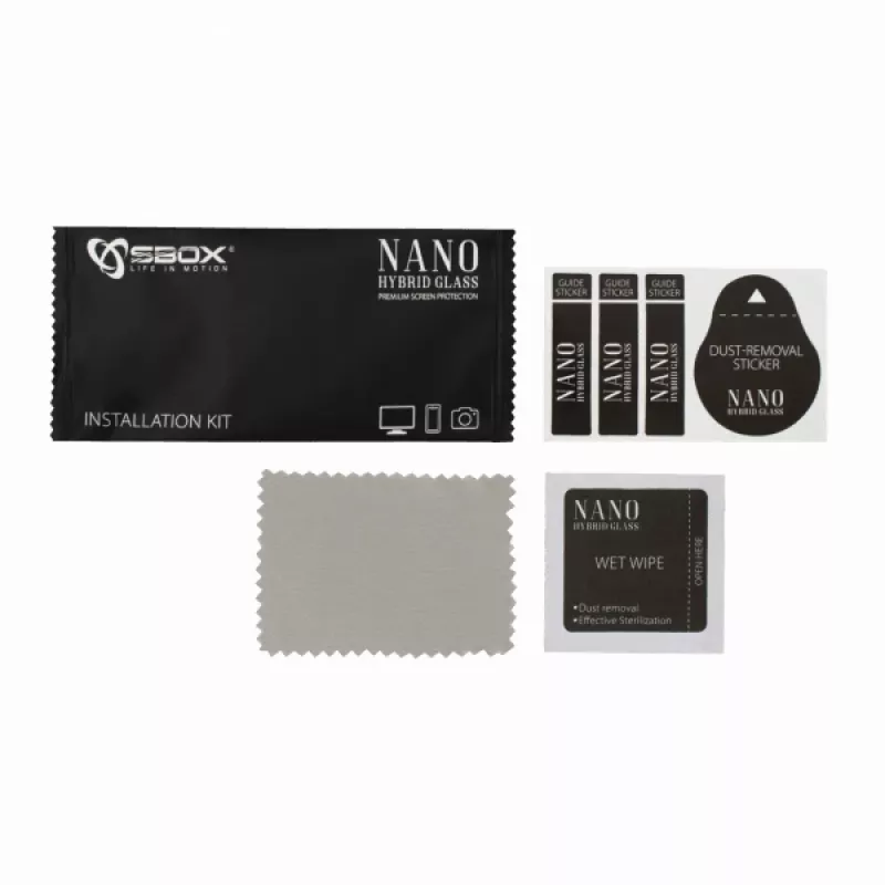 Sbox Nano Hybrid Glass 9H ekraanikaitse Garmin Fenix 5 jaoks