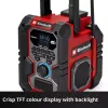 Teisaldatav raadio EINHELL TE-CR 18 Li DAB+ FM Bluetooth USB, akutoitel (ühildub TE-CR 18 Li-ga)