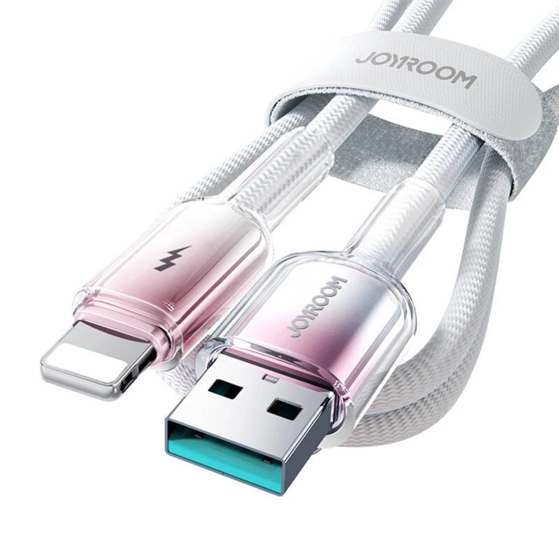 USB-A - Lightningi kaabel Joyroom S-A42 3A 1,2 m valge
