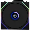 Lian Li UNI FAN TL Wireless LCD ARGB 120mm pööratud labaga – must