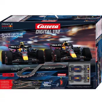 Slot Car Set CARRERA Digital 132 Race of the Champions (mudel 20030048) — digitaalne 1:32 slotiautode komplekt