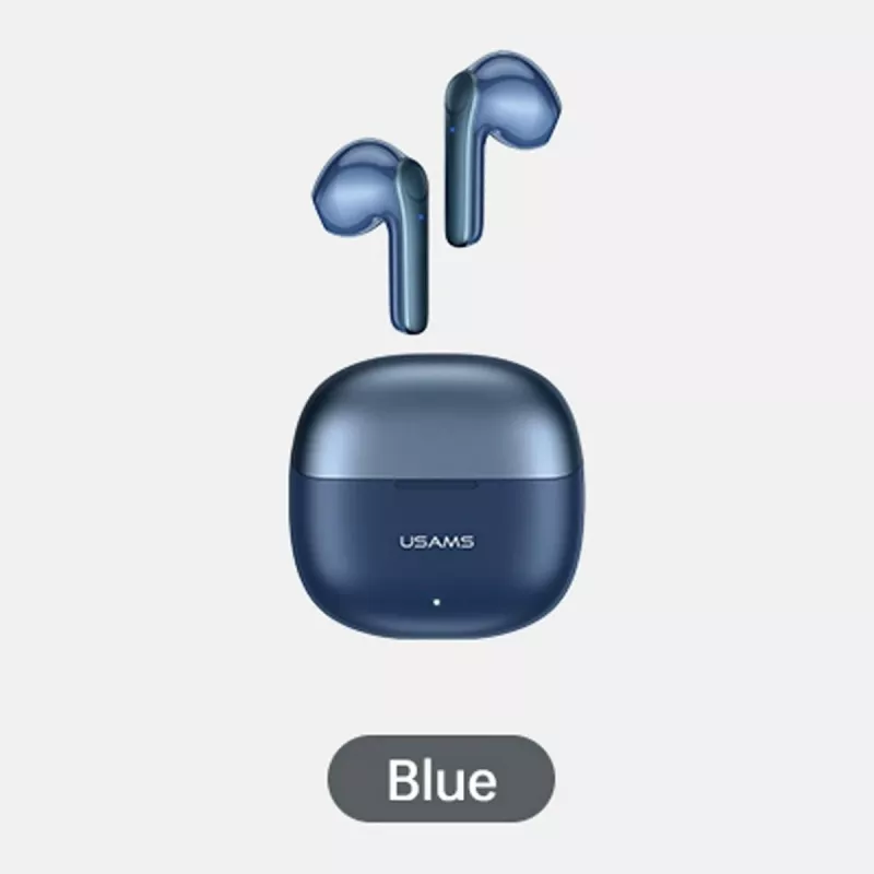 Kõrvaklapid USAMS TWSXH Series Dual Mic Wireless Blue/Blue BHUXH03