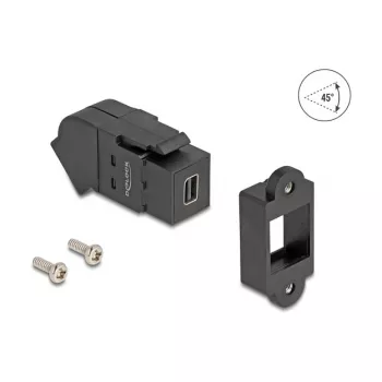 DeLOCK 67154 kaabelühenduse adapter Mini DisplayPort DisplayPort Must