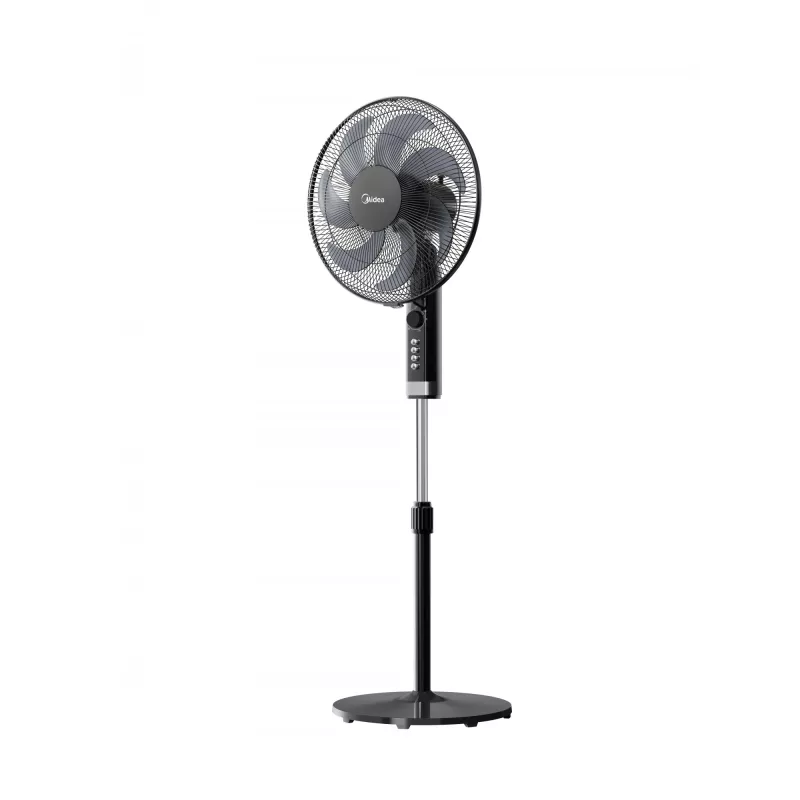 Põrandalabaventilaator Midea FS40-23MT — 3 kiirust, taimer 2 h, 50 W, 220–240 V, valge, kõrgus 1300 mm