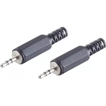 Juhtmepistik ShiverPeaks BS51301-2 2,5 mm must isane 2 tk