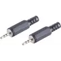 Juhtmepistik ShiverPeaks BS51301-2 2,5 mm must isane 2 tk