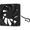 120 mm korpuse ventilaatorite 4-pakend HYTE FA12 must, PWM tugi, standardne 120 mm kinnitus