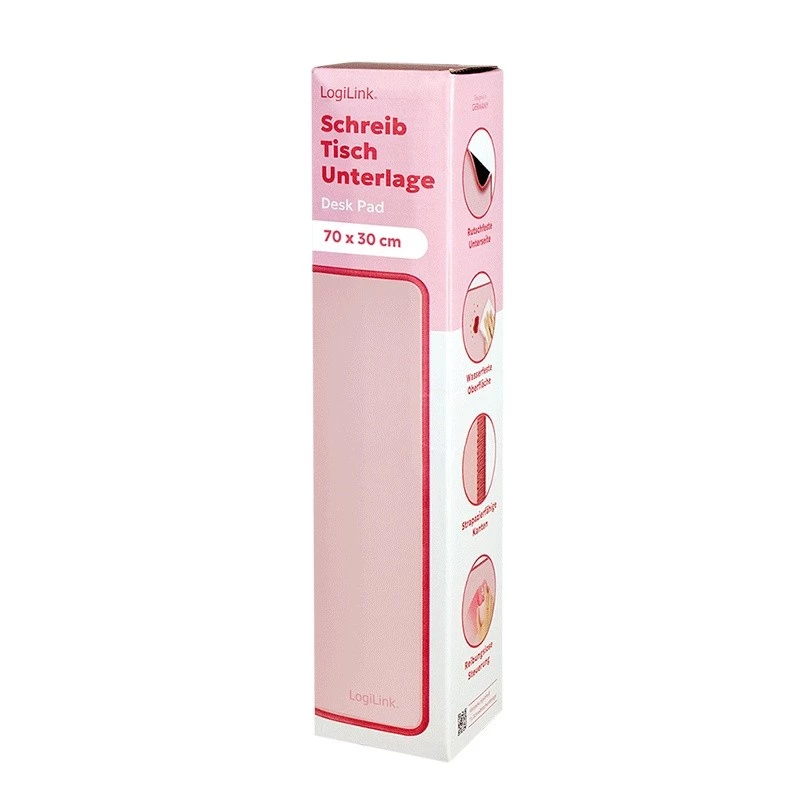 XXL lauaaluskate hiirele ja klaviatuurile, roosa