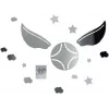 Seinakleebised Paladone Harry Potter Golden Snitch — dekoratiivsed seinakleebised, motiiv: Kuldne Kitu