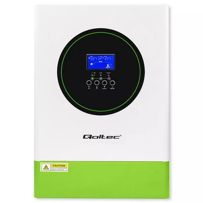 Hübriidne päikeseinverter QOLTEC 53861 6,2kVA 6,2kW