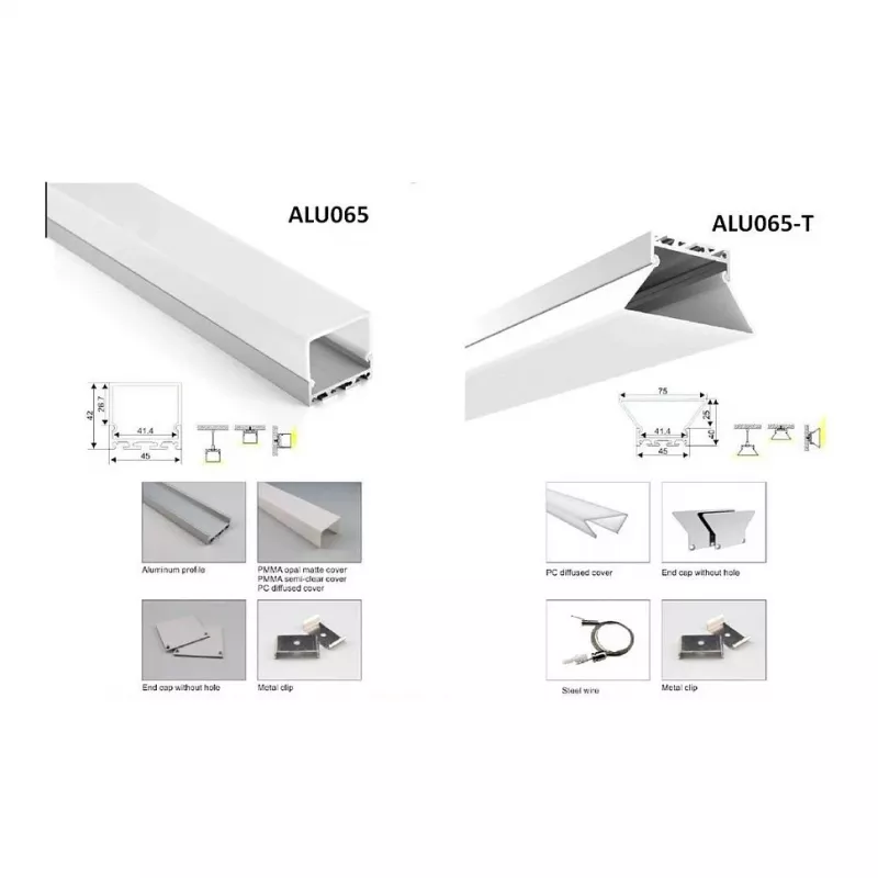 Synergy 21 ALU065-T profiil (S21-LED-PR20183)