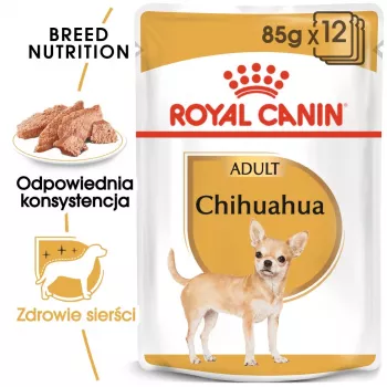 Märg koeratoit Royal Canin Chihuahua Adult kotike 85 g — linnuliha, täiskasvanud chihuahuadele 1–1,9 kg