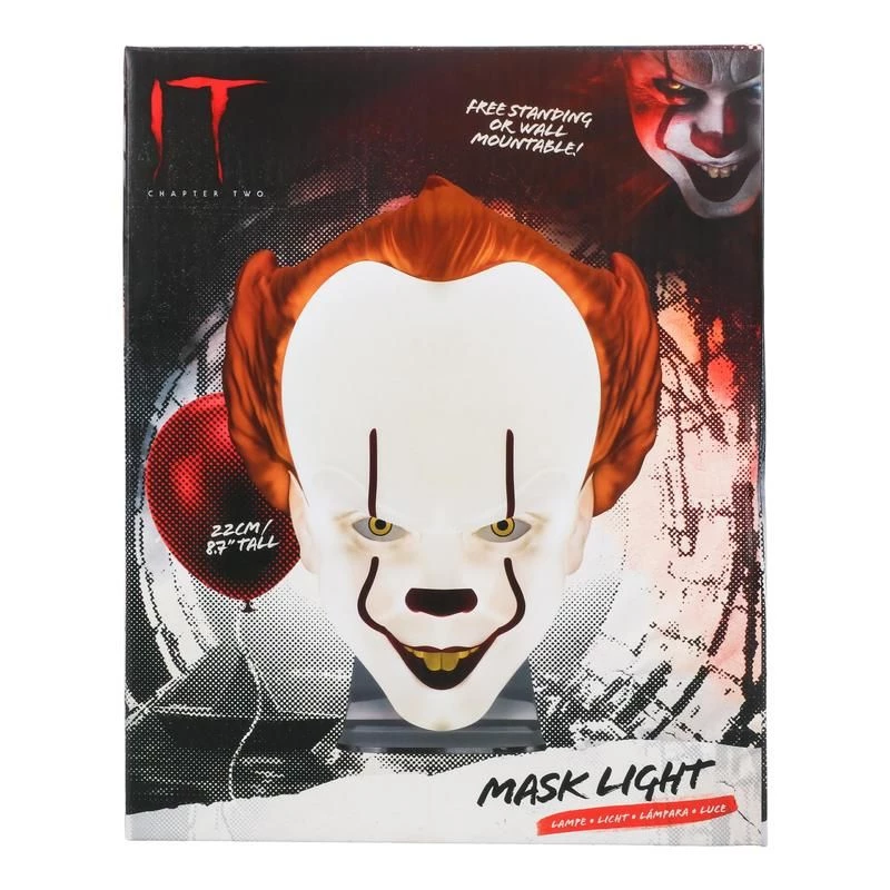 Lauavalgusti Paladone Mask Light PP11207ITV2 Pennywise LED, temaatiline maskikujuline valgusti