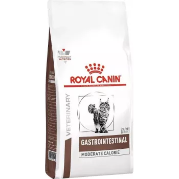 Kuiv kassitoit Royal Canin Gastrointestinal Moderate Calorie, 2 kg, linnuliha, täiskasvanud, valk 35% rasv 13%