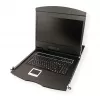 Rack-konsool VALUE 26.99.0123, 17-tolline (43,2 cm) LCD, 1280×1024, 1U, prantsuse klaviatuur, must
