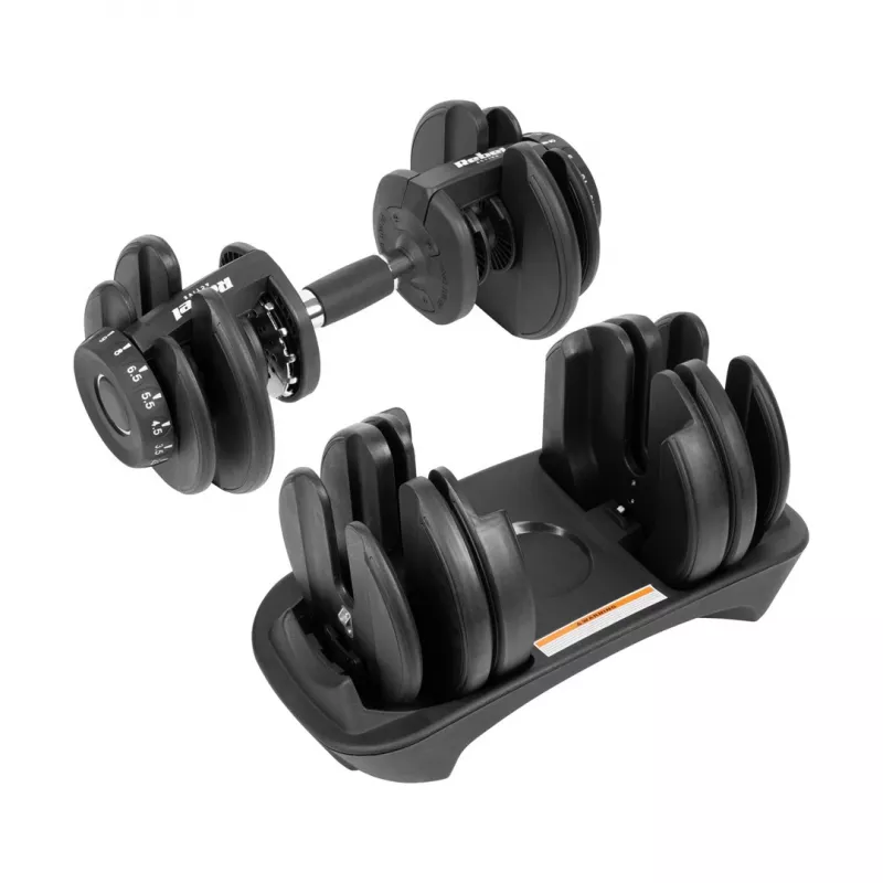 Reguleeritav malmist hantel Rebel RBA-2303 — kuni 24 kg, must, üksik