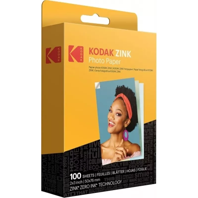 Kodak ZINK 2x3'' 50x76 mm 100 lehte fotopaber