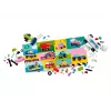 LEGO Classic Creative Vehicles Värviliste Mudelautode Komplekt Poltseiautoga ja 11023 Classic Roheline Alusplaat 32x32 Naastuga Ehitusmuru
