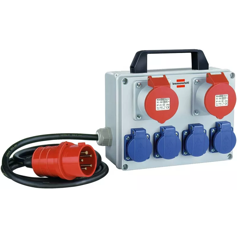 Toitejaotusseade Brennenstuhl BKV 2/4 T IP44