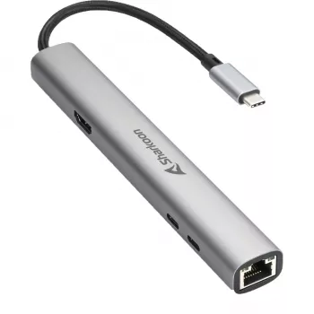 Sharkoon OfficePal USB-C Combo Adapter