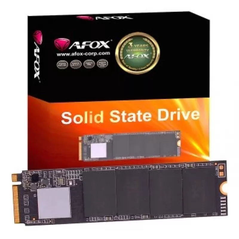 M.2 NVMe SSD AFOX ME300-256GN — 256 GB, PCIe 3.0, 2000/1400 MB/s, 3D NAND