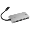 USB 3.1-C adapter SILVERSTONE SST-EP09C — USB-C to USB-A ühenduvus, hõbedane viimistlus