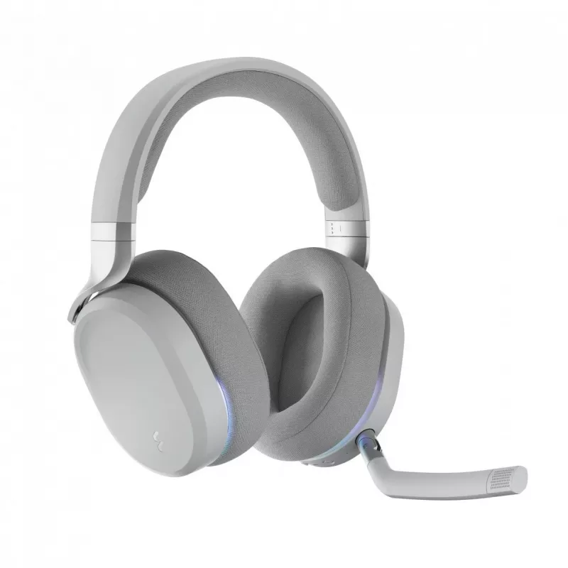 Fractal Design Scape kõrvaklapid, juhtmega ja juhtmevaba peavõruga, muusika, laadimisalus, hall