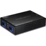 TRENDnet 4-PORT GIGABIT SWITCH WITH - Switch - 1 Gbps (TFC-G22SFP)