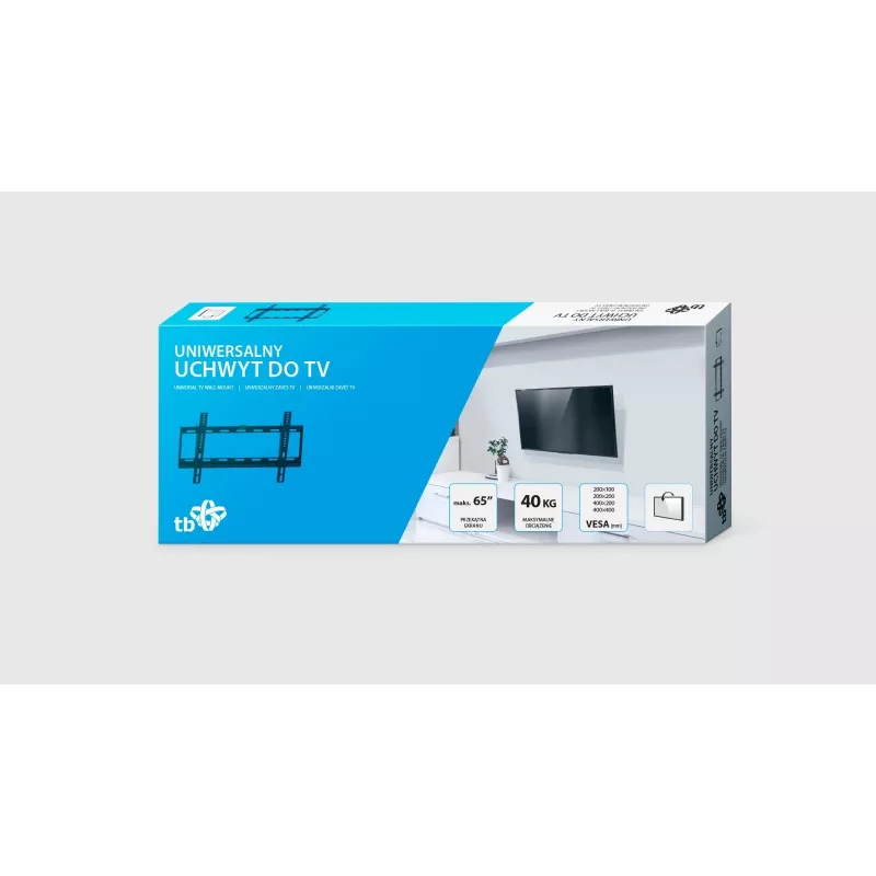 TB TV seinakinnitus kuni 65 tolli, 40 kg, max VESA 400 (AJTBXT6540TI451)