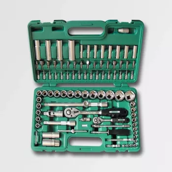Mutrivõtmekomplekt HONITON 94-osaline Professional H4060 — segakomplekt kinnitus- ja padrunvõtmed, hoiukohver