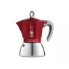Moka pot Bialetti Moka induction 0,1 L Punane Hõbedane