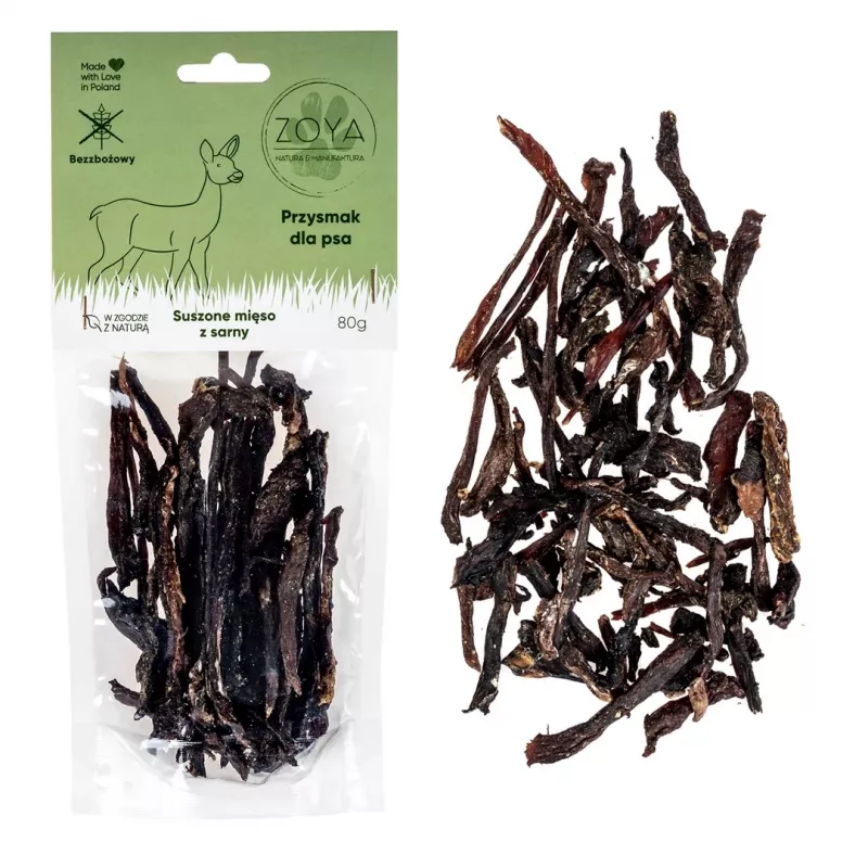 ZOYA Kuivatatud hirveliha - koeramaius - 80g