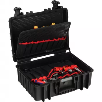 Tööriistakast Knipex Robust23 Start must polüpropüleen PP 437x172x307mm