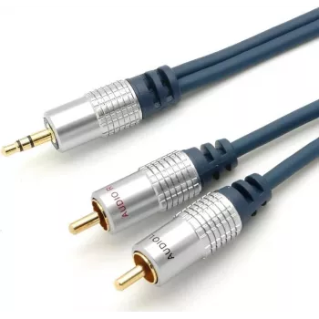Audio kaabel ShiverPeaks 30833MHQ, 2 RCA kuni 3,5 mm stereo, pikkus 3,0 m