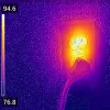 FLIR C3-X termokaamera Must 1800 mAh Vanaadiumoksiid jahutamata fokaaltasapinna maatriksid, sisseehitatud ekraan 128 x 96 pikslit LCD 640 x 480 pikslit