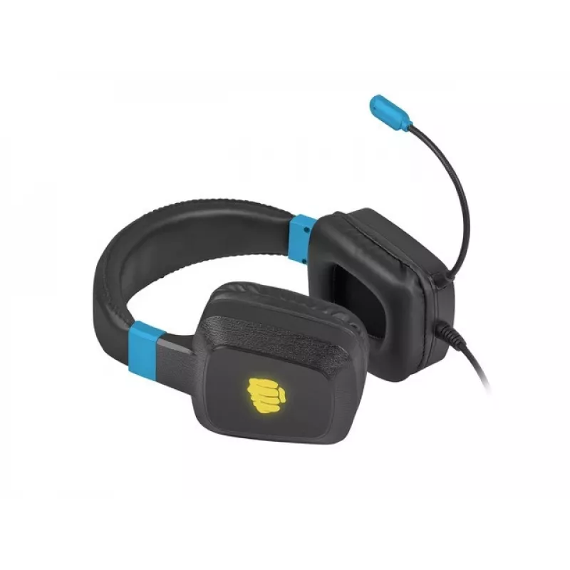 Juhtmega mänguripeakomplekt Fury NFU-1584 koos boom-mikrofoniga, ümberkõrvaklappidega, 98 dB, 15–25000 Hz, 2 m kaabel, USB ja 3,5 mm, sinine