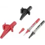 VOLTCRAFT krokodilliklemmide komplekt pesaga 4 mm CAT III 1000 V, CAT IV 600 V 6-osaline komplekt MSS-103 (VC-8097030)