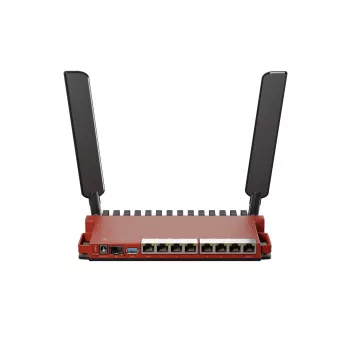 Mikrotik L009UiGS-2HaxD-IN traadita ruuter Gigabit Ethernet ühe ribaga (2,4 GHz) Punane