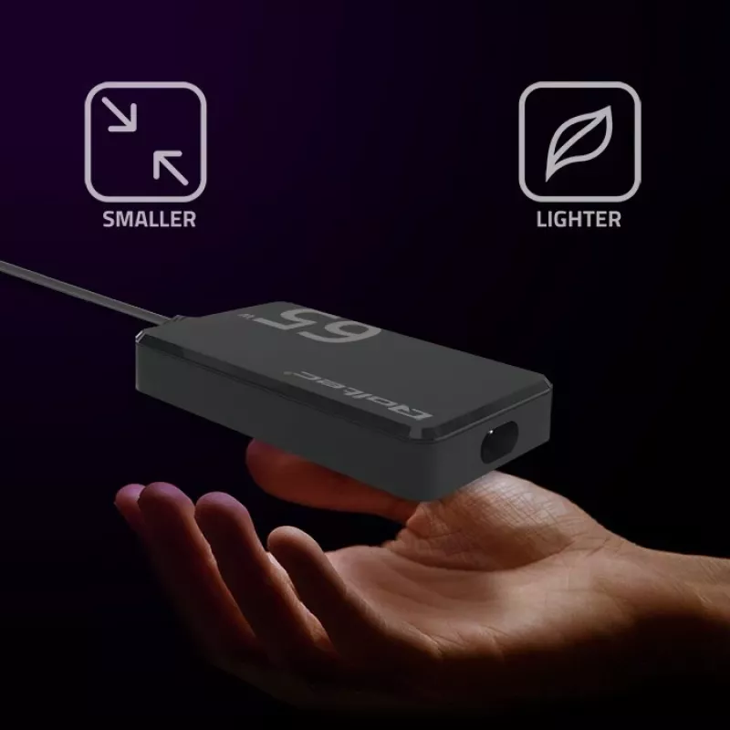 QOLTEC laadija 65W GaN Super Fast õhuke PD 5-20V 3.25A USB-C