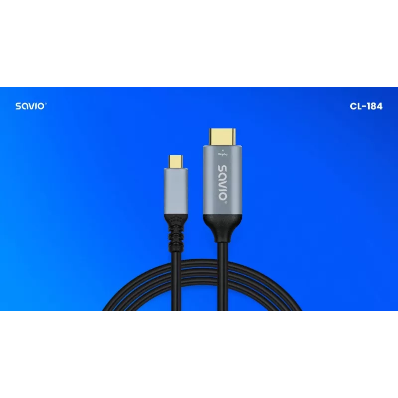 Kaabel USB-C HDMI v2.0b, 3m, vask CL-184