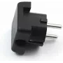 Elektriline toitepistik Bachmann 911.171 Must 2P+E