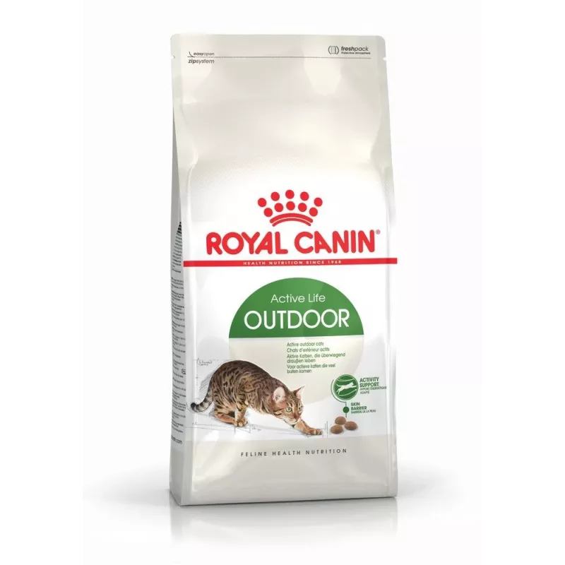 Kuiv kassitoit Royal Canin Active Life Outdoor 4 kg — Täiskasvanud, Linnuliha, 30% valku, 20% rasva