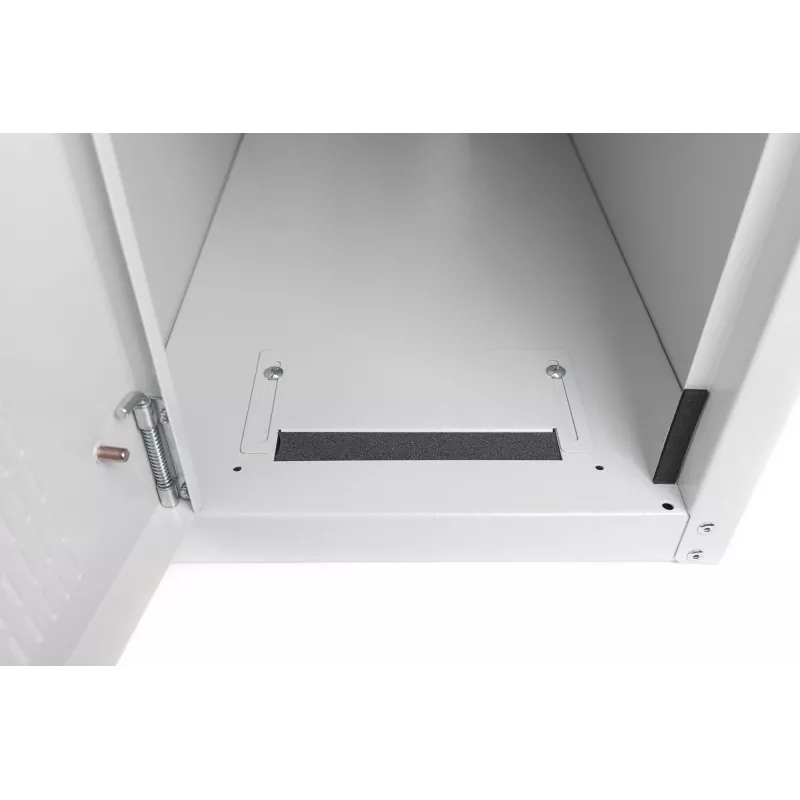 Digitus arvutikorpus klaasuksega, ratastel, lukustatav, ventilatsiooniavadega