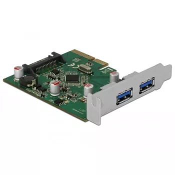 Delock PCI Express x4 kaart 2 x välise USB 3.1 Gen 2 Type-A pesaga (90298)