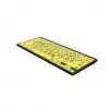Logickeyboard LKB-LPBY-BTON-DE klaviatuur Bluetooth QWERTZ saksa must - kollane (LKB-LPBY-BTON-DE)